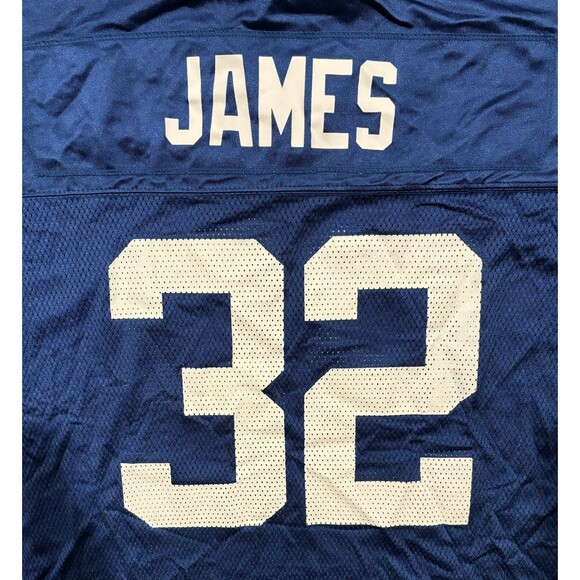 VTG Indianapolis Colts Edgerrin James #32 Jersey Large Reebok NFL Equipment Blue - Picture 3 of 5